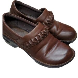 Boc Shoes size 10 leather slip on brown leather uppers shoes women's